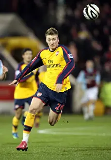 Burnley V Arsenal - Carling Cup 1-4 Final 2008-09 Prints: Bendtner's Quarter Final Blunder: Burnley Stuns Arsenal 2-0