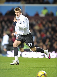 Aston Villa V Arsenal 2009-10 Prints: Bendtner's Stalemate: Arsenal vs. Aston Villa, Barclays Premier League, 2010