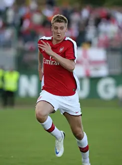 Szombathely V Arsenal 2008-09 Prints: Bendtner's Stunner: Dramatic Arsenal Equalizer against Szombathely, 2008