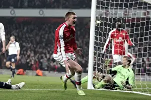 Arsenal V Bolton Wanderers 2008-09 Prints: Bendtner's Thriller: Arsenal's 1-0 Victory Over Bolton Wanderers