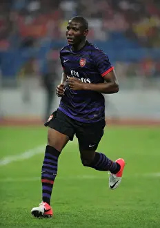 Malaysia XI V Arsenal 2012-13 Prints: Benik Afobe in Action: Arsenal vs Malaysia XI (2012-13)