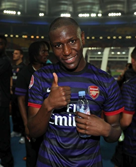 Malaysia XI V Arsenal 2012-13 Prints: Benik Afobe (Arsenal). Malaysia 1: 2 Arsenal. Pre Season Friendly. National Stadium