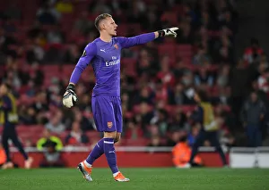 Arsenal V FC Vorskla Poltava 2018_19 Prints: Bernd Leno in Action: Arsenal vs FC Vorskla Poltava, Europa League 2018-19