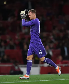 Arsenal V FC Vorskla Poltava 2018_19 Prints: Bernd Leno: In Action for Arsenal vs. Vorskla Poltava, Europa League 2018-19