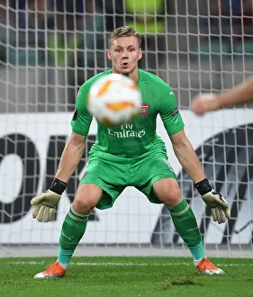 Bernd Leno in Action: Arsenal's Goalkeeper Shines in UEFA Europa League Match against Qarabag