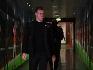 Arsenal V Newcastle United 2019-20 Prints: Bernd Leno: Arsenal's Focused Goalkeeper Ahead of Newcastle United Clash