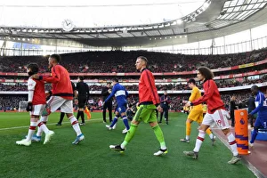 Bernd Leno and Matteo Guendouzi (Arsenal)