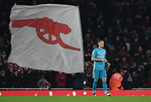 Arsenal V Manchester United 2019-20 Prints: Bernd Leno's Reaction: Arsenal's Heartbreaking Loss to Manchester United