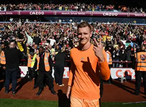 Bernd Leno's Triumph: Arsenal's Goalkeeper Celebrates Victory Over Aston Villa