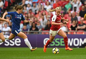 Arsenal Women V Chelsea Ladies - FA Cup Final 2018 Prints: Beth Mead: Arsenal Women's Star Shines Bright at FA Cup Final vs. Chelsea Ladies