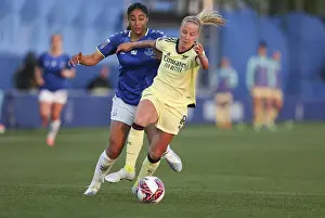 Everton Women V Arsenal Women 2021-22 Prints: Beth Mead Faces Off Against Gabby George: Everton Women vs. Arsenal Women, FA WSL Showdown