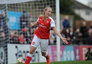 Arsenal Ladies V Tottenham Hotspur Ladies FA Cup 2017 Prints: Beth Mead Scores: Arsenal Ladies vs. Tottenham Hotspur Ladies, FA Cup 2017