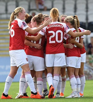 Images Dated 19th August 2018: Beth Mead Scores Brace: Arsenal Women Defeat West Ham United Women in Continental Cup