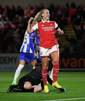 Arsenal Women V Brighton And Hove Albion Women 2022-23 Prints: Beth Mead Scores Brace: Arsenal Women's Super League Victory Over Brighton & Hove Albion