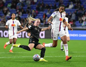 Olympic Lyonnais V Arsenal Women 2022-23 Prints: Beth Mead Scores Fifth Goal: Arsenal Women Top Lyon in UEFA Champions League Clash