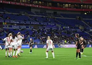 Olympic Lyonnais V Arsenal Women 2022-23 Prints: Beth Mead Scores Third Goal: Arsenal Women Triumph Over Olympique Lyonnais in UEFA Champions League Group C