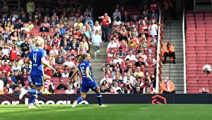 Arsenal Women V Chelsea Women 2021-22 Prints: Beth Mead Scores Her Second Goal: Arsenal Women Defeat Chelsea Women in 2021-22 FA WSL Clash at Emirates Stadium