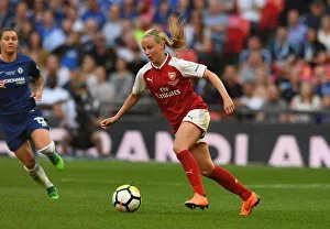 Arsenal Women V Chelsea Ladies - FA Cup Final 2018 Prints: Beth Mead: Star Forward in Action at the FA Cup Final 2018 - Arsenal Women vs