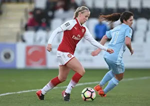 Arsenal Women V Sunderland 2017-18 Prints: Beth Mead's Dominant Performance: Arsenal Women Crush Sunderland in WSL Action (November 2017)
