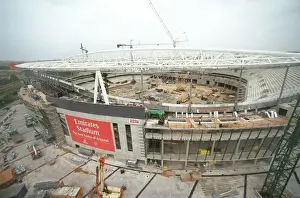 A Bird's Eye View of Emirates Stadium: Construction Progress