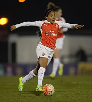 Images Dated 23rd March 2016: BOREHAMWOOD, ENGLAND - MARCH 23: Alex Scott of Arsenal Ladies during the match between Arsenal