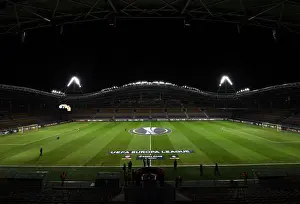BATE Borisov V Arsenal 2018-19 Prints: Borisov Arena: Arsenal Faces BATE Borisov in Europa League Round of 32 (First Leg)