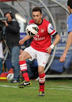 Arsenal U19 v Chelsea U19 - NextGen Series 1-2 Final 2012-13 Collection: Brandon Ormonde-Ottewill (Arsenal). Arsenal 3: 4 Chelsea. NextGen Series 1 / 2 Final