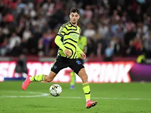 Brentford V Arsenal - Carabao Cup 2023-24 Prints: Brentford vs Arsenal: Carabao Cup Clash - Havertz in Action