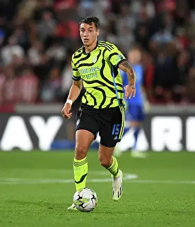 Brentford vs Arsenal: Carabao Cup Clash - Jakub Kiwior in Action