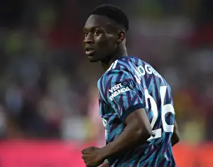 Brentford vs Arsenal: Flo Balogun in Action - 2021-22 Premier League