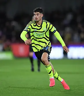 Brentford V Arsenal - Carabao Cup 2023-24 Prints: Brentford vs Arsenal: Kai Havertz in Action - Carabao Cup 2023-24