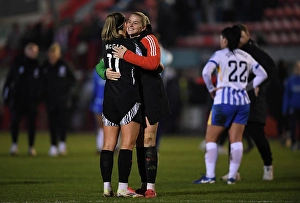 Brighton And Hove Albion Women V Arsenal Women - League Cup 2024-25 Prints: Brighton & Hove Albion v Arsenal - Subway Women's League Cup Brighton & Hove Albion v Arsenal - Subway Women's