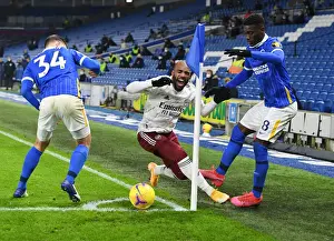 Brighton vs. Arsenal: Empty Premier League Clash - Lacazette Fouls Bissouma (December 2020)