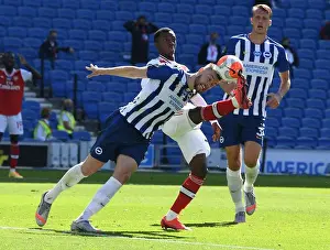 Brighton And Hove Albion V Arsenal 2019-20 Prints: Brighton vs. Arsenal: Empty Seat Showdown in the Pandemic-Stricken Premier League (2019-20)