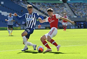 Brighton And Hove Albion V Arsenal 2019-20 Prints: Brighton vs. Arsenal: Empty Stadium Showdown (2019-20)