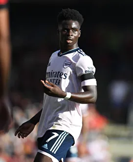 Bukayo Saka in Action: AFC Bournemouth vs. Arsenal FC, Premier League 2022-23