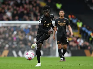 Bukayo Saka: In Action for Arsenal against Fulham, Premier League 2022-23
