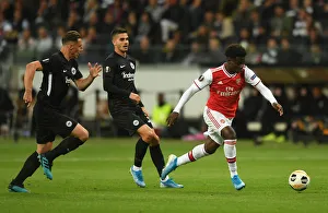 Eintracht Frankfurt V Arsenal 2019-20 Prints: Bukayo Saka in Action: Arsenal vs. Eintracht Frankfurt, UEFA Europa League 2019-20
