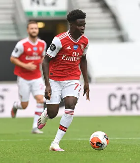 Bukayo Saka in Action: Arsenal vs. Wolverhampton Wanderers, Premier League 2019-2020