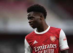 Arsenal V Tottenham Hotspur 2020-21 Prints: Bukayo Saka in Action: Arsenal vs. Tottenham Hotspur, Premier League 2020-21