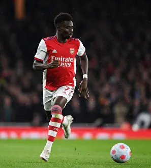 Bukayo Saka in Action: Arsenal vs. Liverpool, Premier League 2021-22