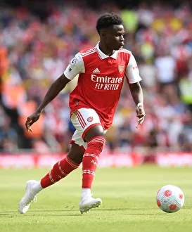 Bukayo Saka in Action: Arsenal vs. Everton, Premier League 2021-22