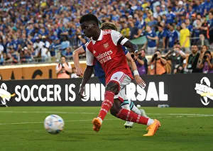 Arsenal V Chelsea - Florida Cup 2022-23 Prints: Bukayo Saka in Action: Arsenal vs. Chelsea, Florida Cup 2022-23