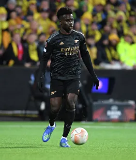 Bukayo Saka in Action: Arsenal vs. Bodø/Glimt, UEFA Europa League 2022-23