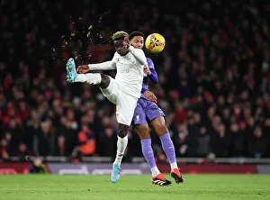 Bukayo Saka in Action: Arsenal vs. Liverpool - Emirates FA Cup Third Round, 2023-24