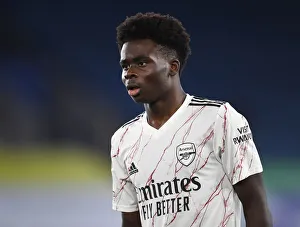 Bukayo Saka in Action: Arsenal vs Leicester City, Carabao Cup 2020-21