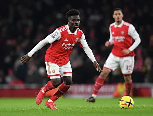 Bukayo Saka in Action: Arsenal vs Manchester United, Premier League 2022-23