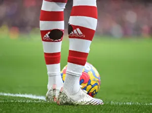 Bukayo Saka in Action: Arsenal's Star Performance against Brentford, Premier League 2021-22