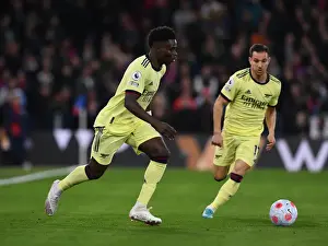 Bukayo Saka in Action: Arsenal's Star Performer Against Crystal Palace, Premier League 2021-22