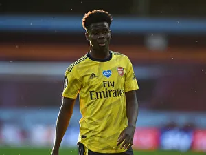 Bukayo Saka in Action: Aston Villa vs. Arsenal, Premier League 2019-2020